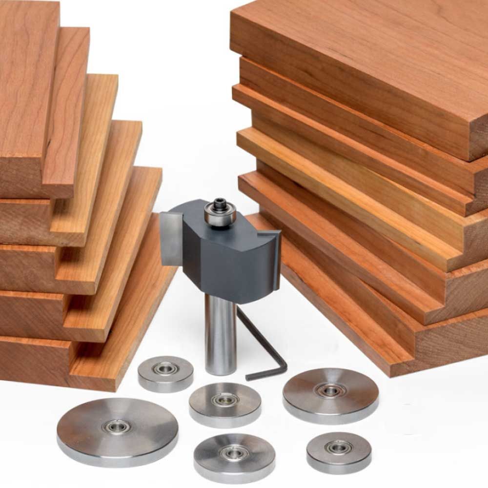 9pc Rabbeting Kit, 1/2"Shank