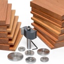 9pc Rabbeting Kit, 1/2"Shank
