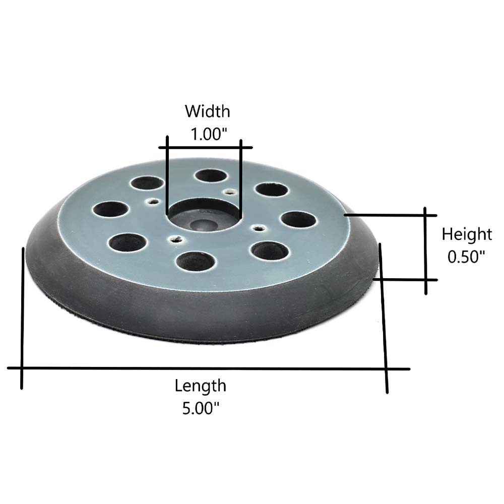 5", 8 hole Hook and Loop Sanding Pad Milwaukee OE #51-36-7090