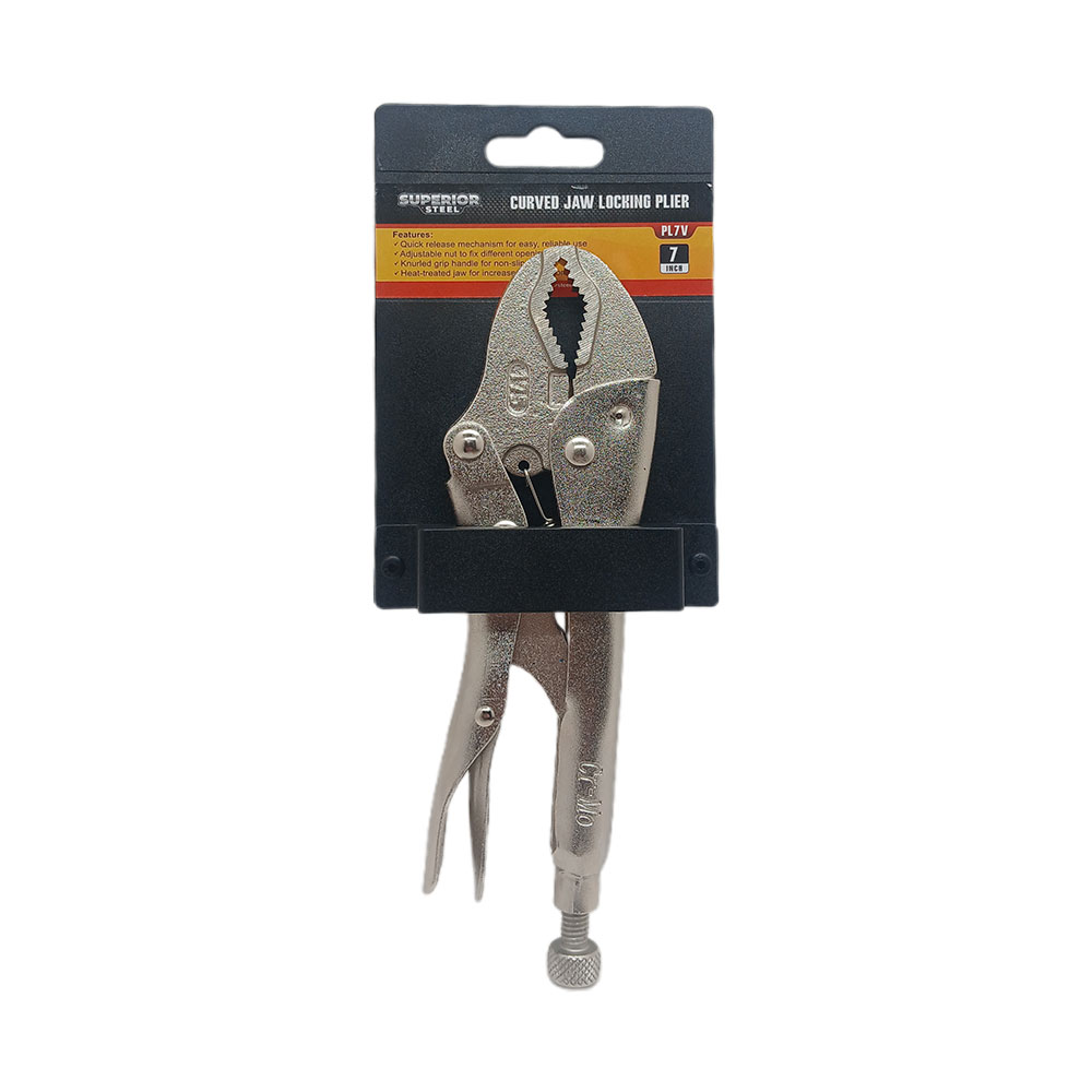 7" Vise Grip Curved Jaw Locking Plier