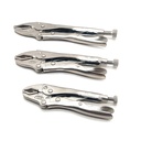 5", 7" & 10" Vise Grip Curved Jaw & Nose Locking Plier Set