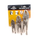 5", 7" & 10" Vise Grip Curved Jaw & Nose Locking Plier Set