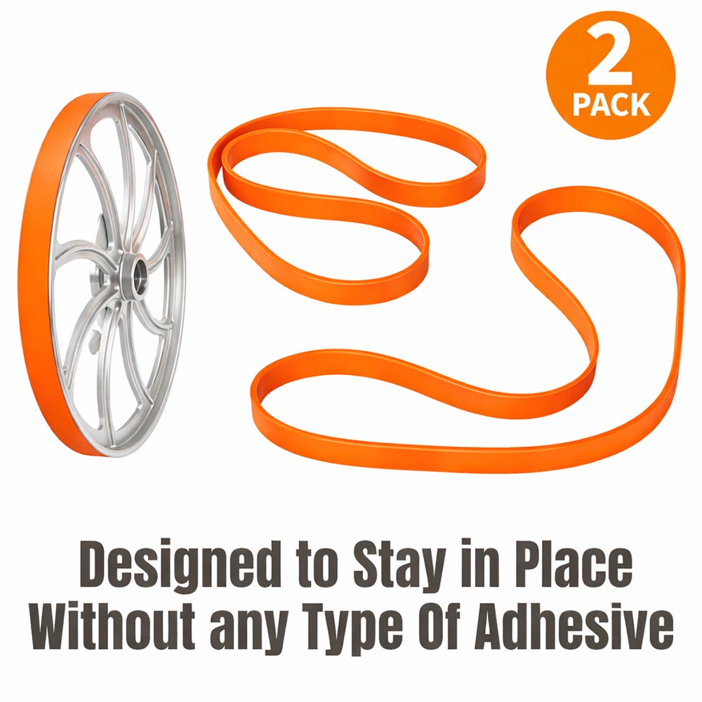 Band Saw Replacement Tire for 14" Wheel - Replaces Jet/Powermatic 100025A / PWBS14-119 (2 Piece) (484-1414)