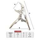 5", 7" & 10" Vise Grip Curved Jaw & Nose Locking Plier Set