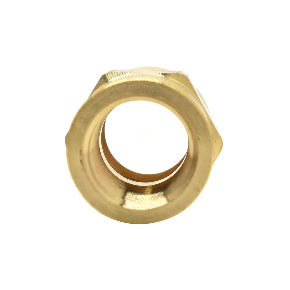 3/8" FPT x 3/8" FPT Brass Female Coupling - 25 Pack Bulk - W03