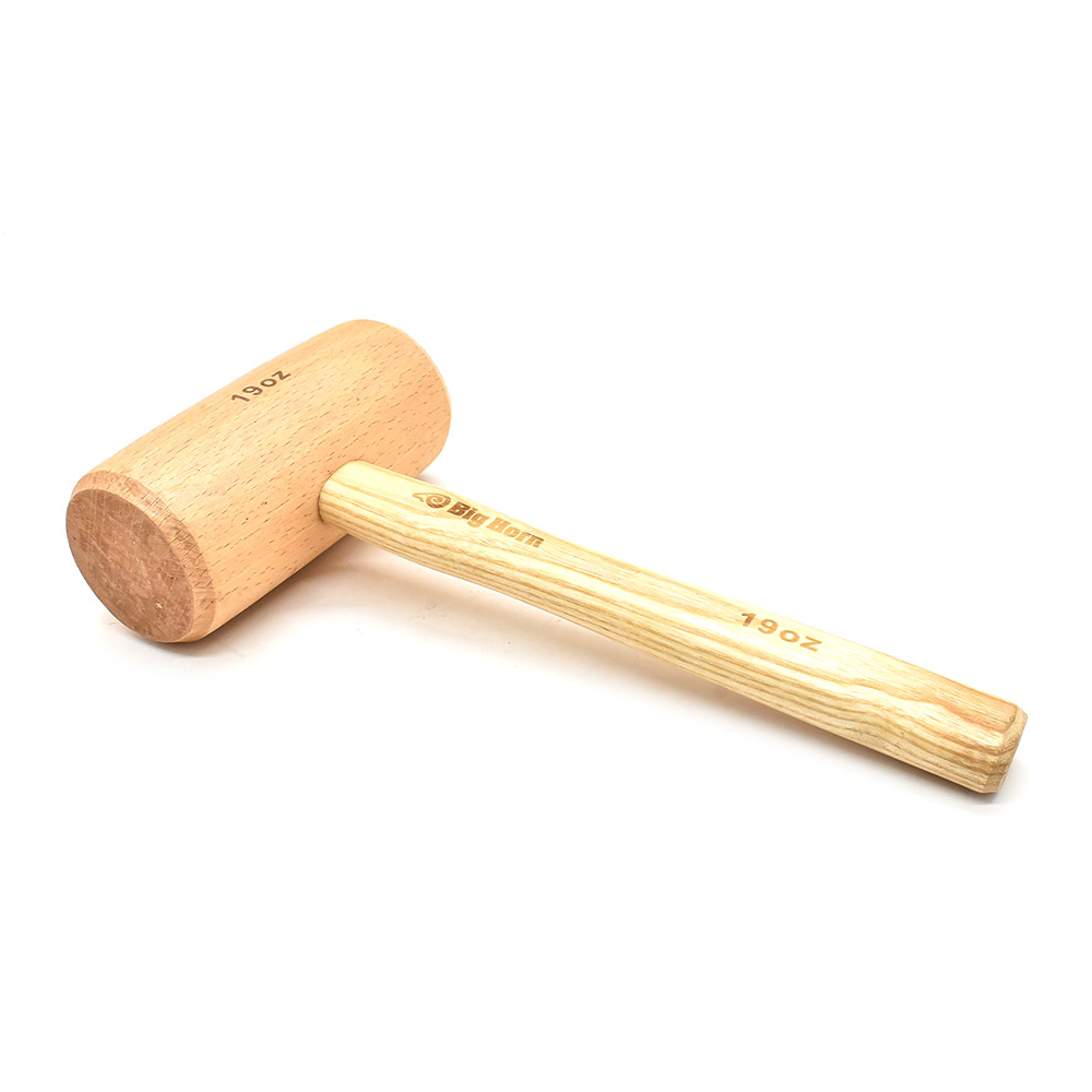 19 Oz Beechwood Woodworking Wooden Mallet