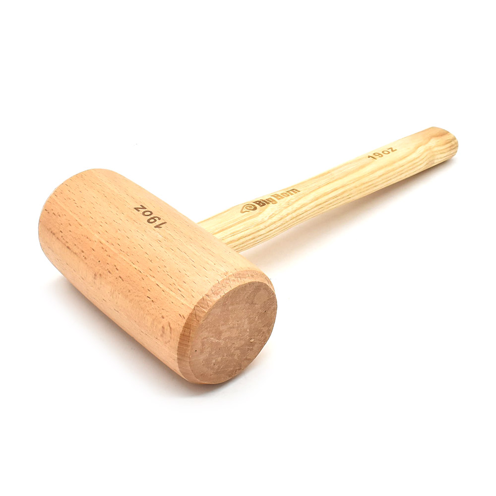 19 Oz Beechwood Woodworking Wooden Mallet