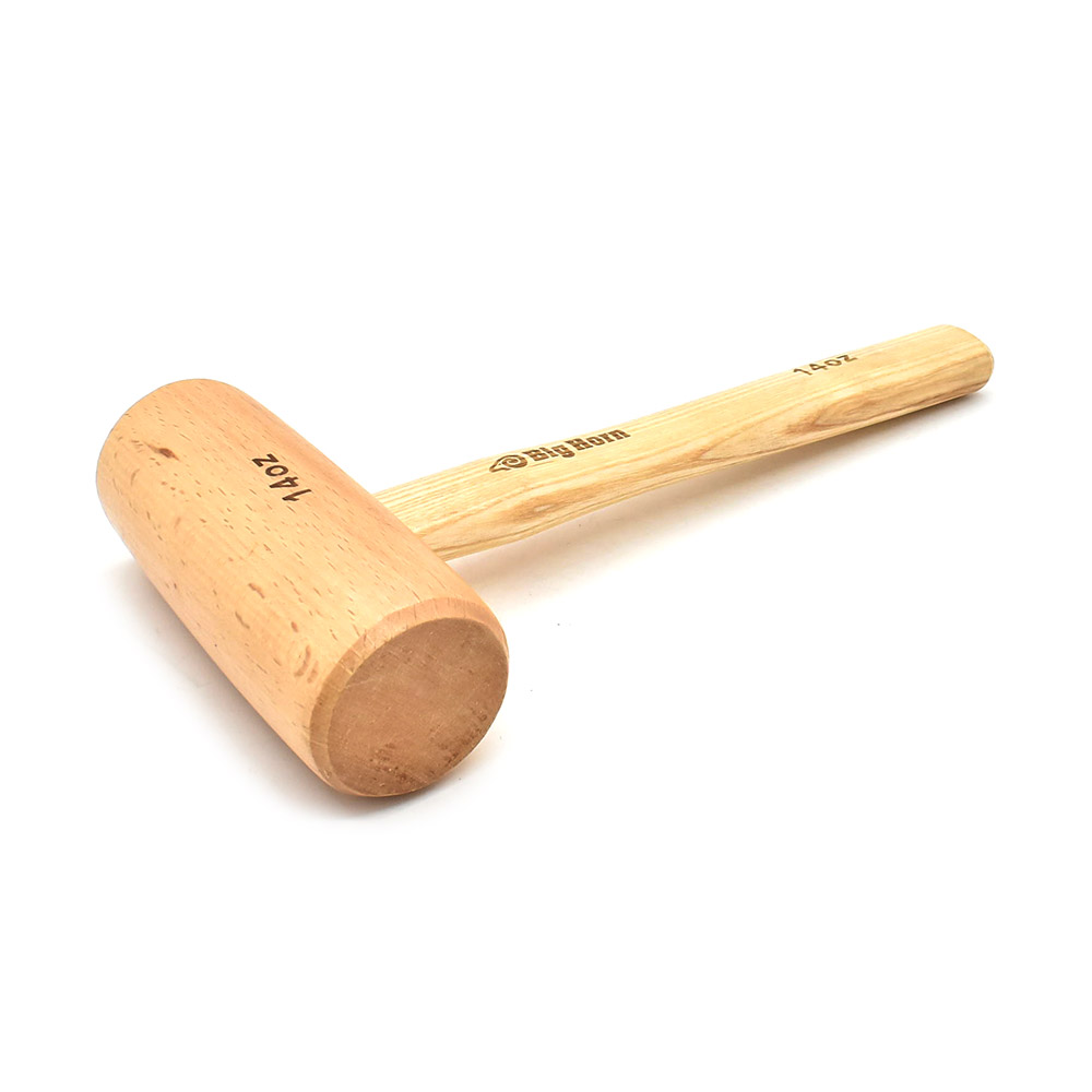 14 Oz Beechwood Woodworking Wooden Mallet