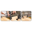 Coping Saw with 15T/18T/24T High Speed Steel Saw Blades - Rosewood Handle