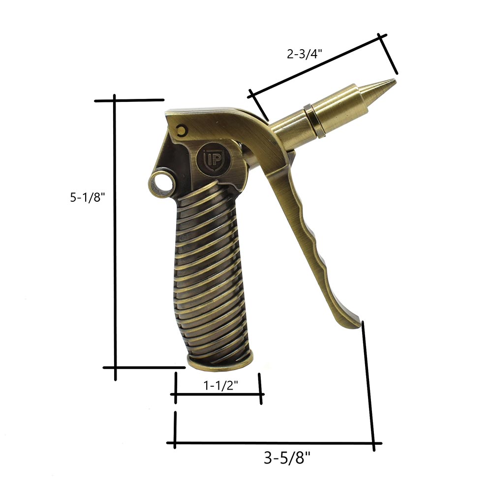 3/8" FPT Heavy Duty Blow Gun - Copper  Plated - Single Display Pack