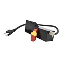 Movable Power Connector, 125V, 15A with 1.6ft long cord 14 AWG (SE5020)