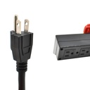 Movable Power Connector, 125V, 15A with 1.6ft long cord 14 AWG (SE5020)