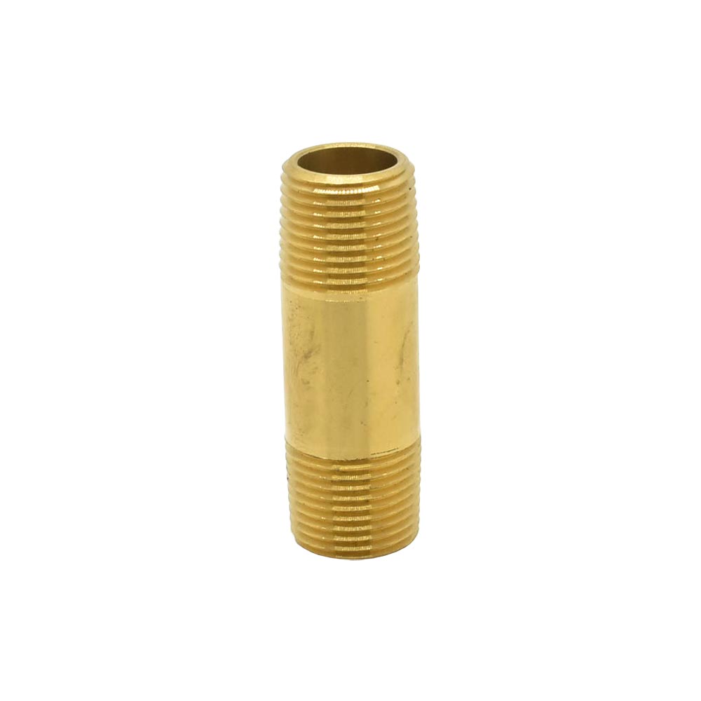 3/8" NPT Male Nipple - 2" Extension - Six Display Pack
