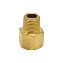 3/8" MPT x 3/8" FPT Brass Hex Bushing - 25 pack Bulk