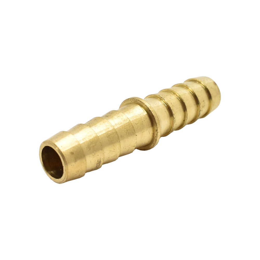 3/8" Brass Hose Barb Splicer - 25 Pack Bulk