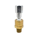 1/4" MPT x 1/4" FPT Brass Fitting - 100 Pack
