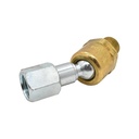 1/4" MPT x 1/4" FPT Brass Fitting - 50 Pack