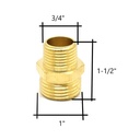 3/4" GHT Male x 1/2" Male NPT Hose Fitting