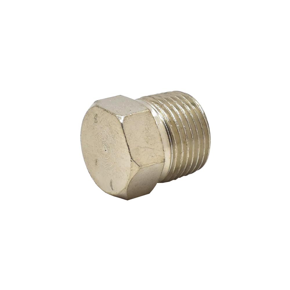 3/8" MPT Steel Hex Plug - 25 Pack Bulk