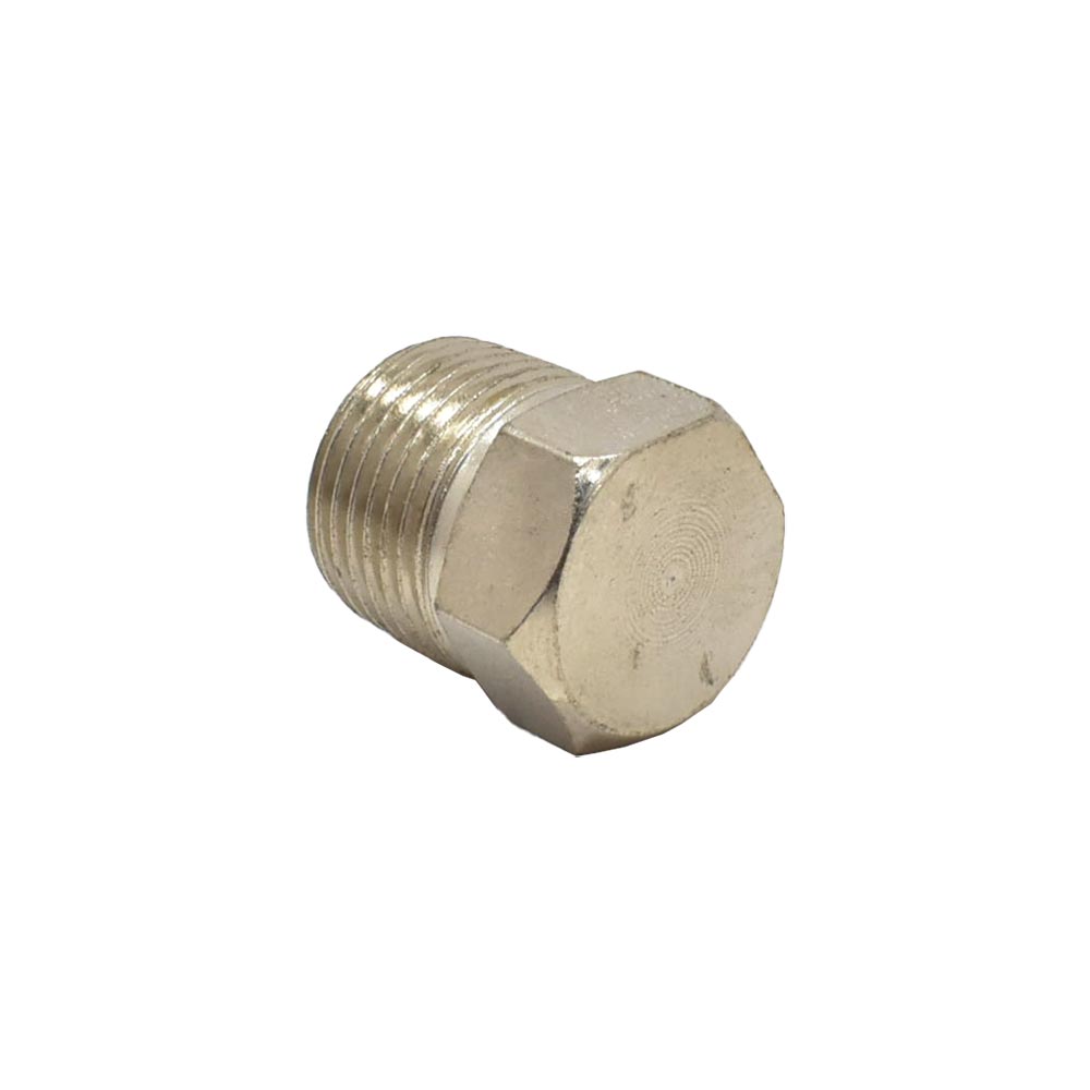 3/8" MPT Steel Hex Plug - 25 Pack Bulk