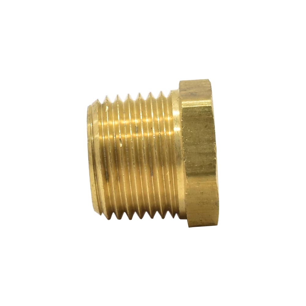 1/2" MPT Brass Hex Plug - Six Display Pack