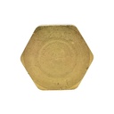 1/2" MPT Brass Hex Plug - Six Display Pack