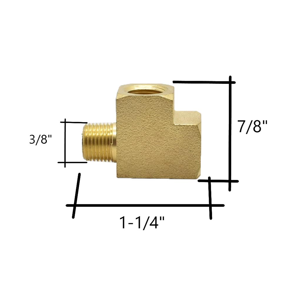 1/8" Street Pipe Tee MPT x FPT - 6 Display Pack
