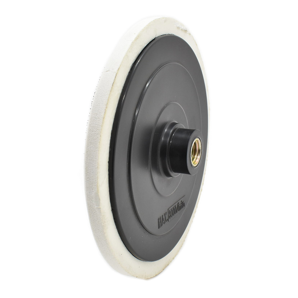 7"- 5/8"-11 UNC  Hook & Loop Polisher Backing Pad - w/center hole & alignment guide. Mak OE #743052-5