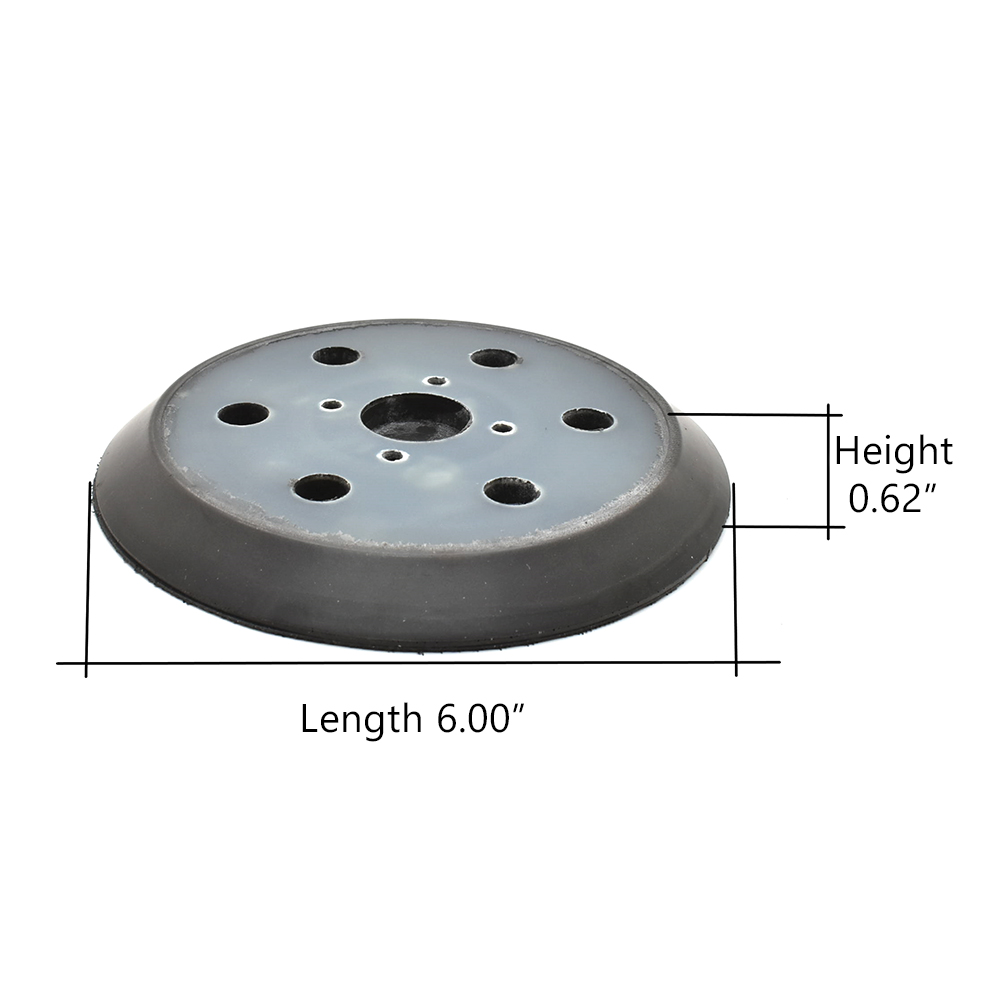 6” Ridgid Hook and Loop Pad replaces Ridgid p/n 305189001