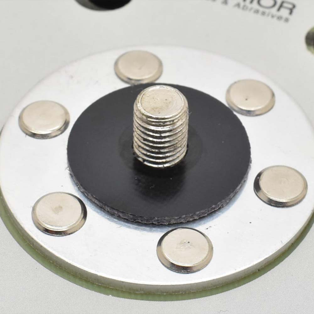6" Hook & Loop Contour Pad 6/hole 5/16-24 shaft PC OE #18002