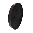 6" Hook & Loop Contour Pad 6/hole 5/16-24 shaft PC OE #18002
