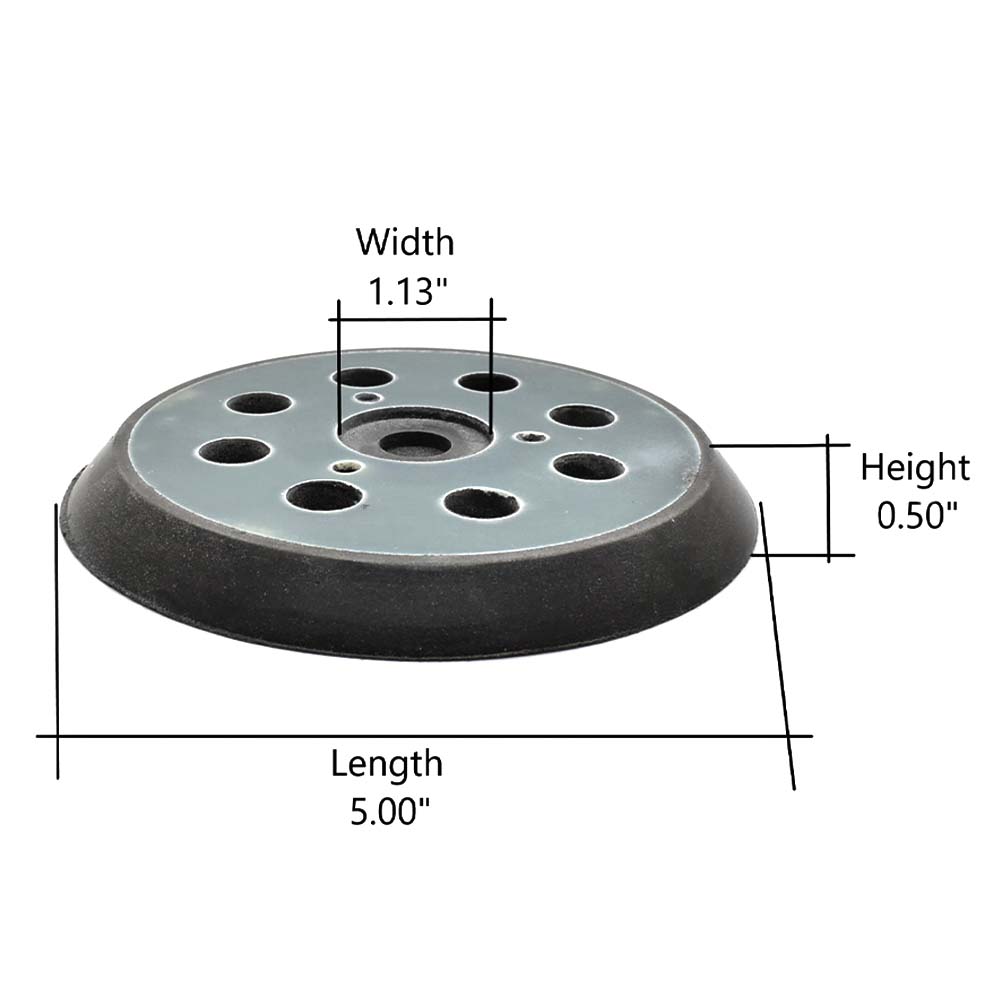 5” Dia, 8 Holes PSA Sanding Pads - Replaces Makita p/n 7430567