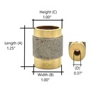 Glass Grinding Bit 1" X 80 Grit (GB1Q)

