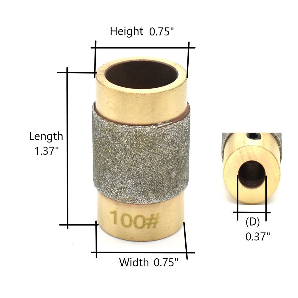 Glass Grinding Bit 3/4" X 100 Grit (GB1N)
