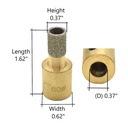 Glass Grinding Bit 3/8" X 80 Grit (GB1I)
