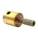 Glass grinding bit 1/4" x 50 grit (GB1D)