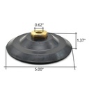 5" Backer Pad for Diamond Polishing, 5/8"x11 Threads (5PADADAPT)
