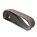 1-1/2" x 30" Aluminum Oxide Sanding Belt, 120 Grit - 10 Pack
