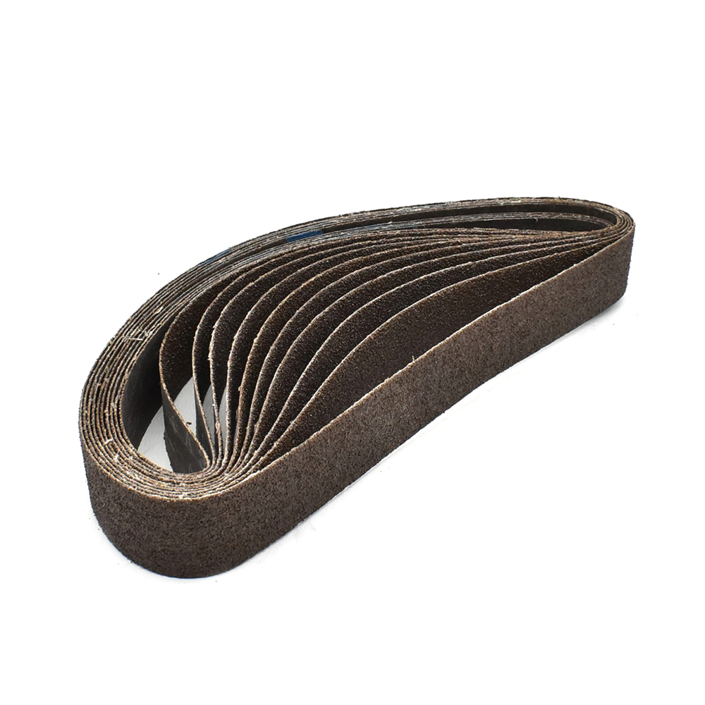 1-1/2" x 30" Aluminum Oxide Sanding Belt, 36 Grit - 10 Pack