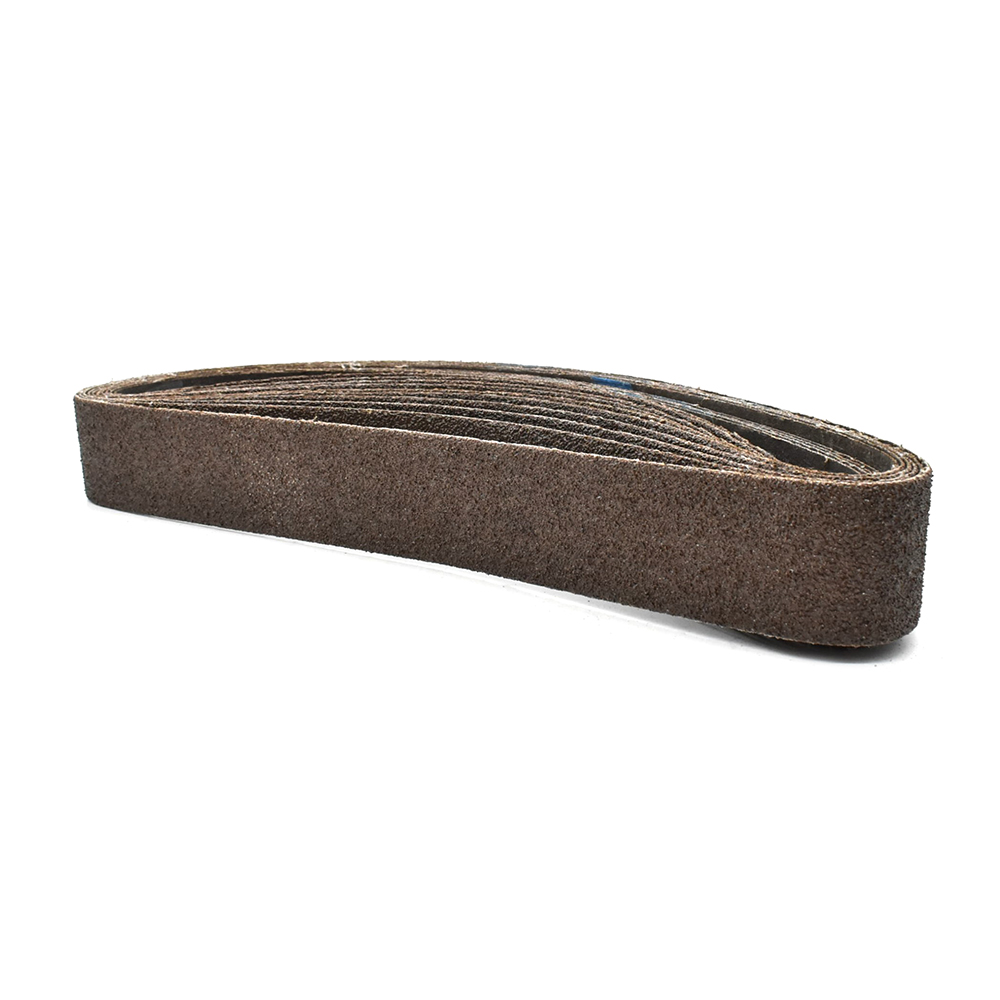 1-1/2" x 30" Aluminum Oxide Sanding Belt, 36 Grit - 10 Pack