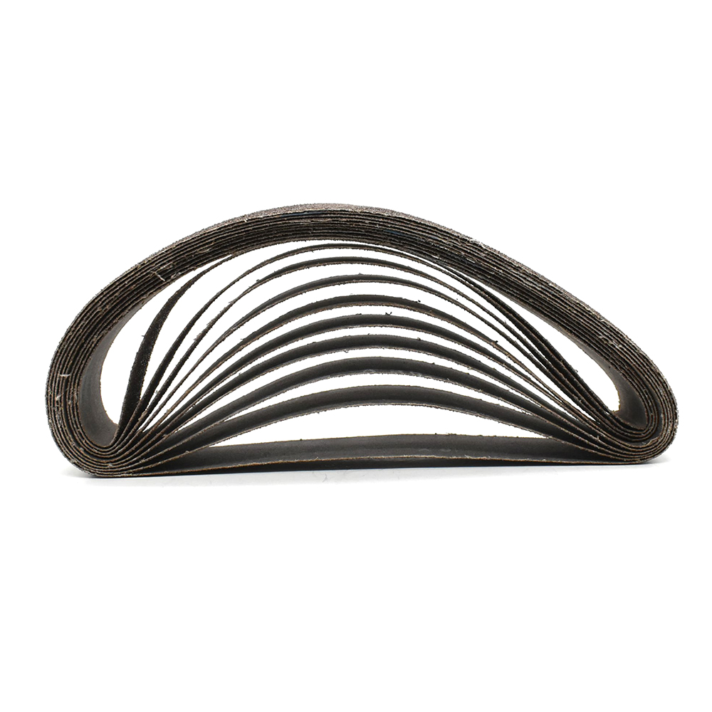 1-1/2" x 30" Aluminum Oxide Sanding Belt, 36 Grit - 10 Pack