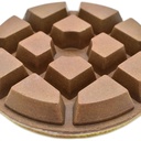 Resin Dry/Wet Floor Pad, 3" 9mm Thick, 200 Grit