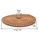 7" White Buffing Pad
