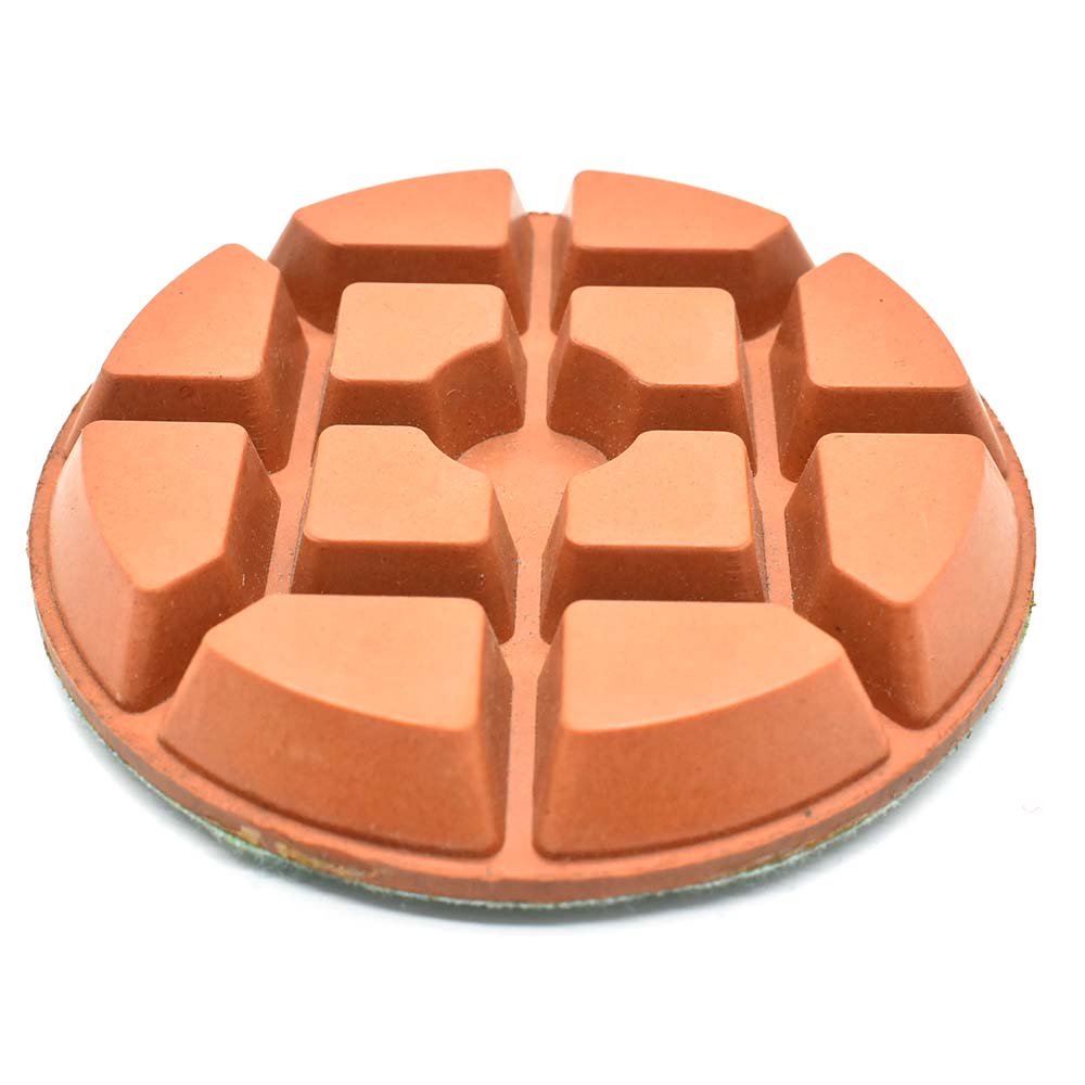 Resin Dry/Wet Floor Pad, 3" 9mm Thick, 3000 Grit