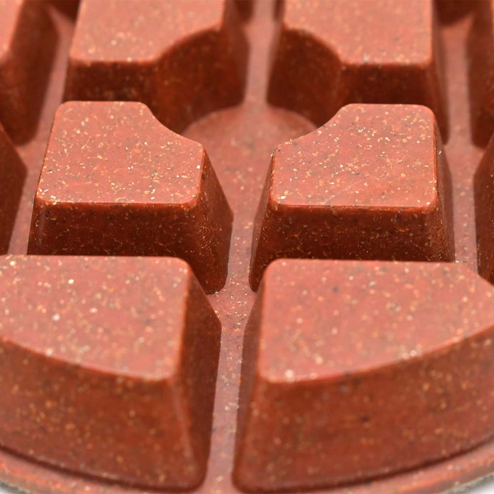 Resin Dry/Wet Floor Pad, 3" 9mm Thick, 50 Grit