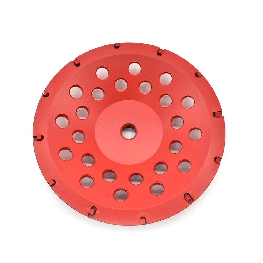 7" PCD Grinding Cup Wheel (Steel Body) with 5/8"-11 Threads