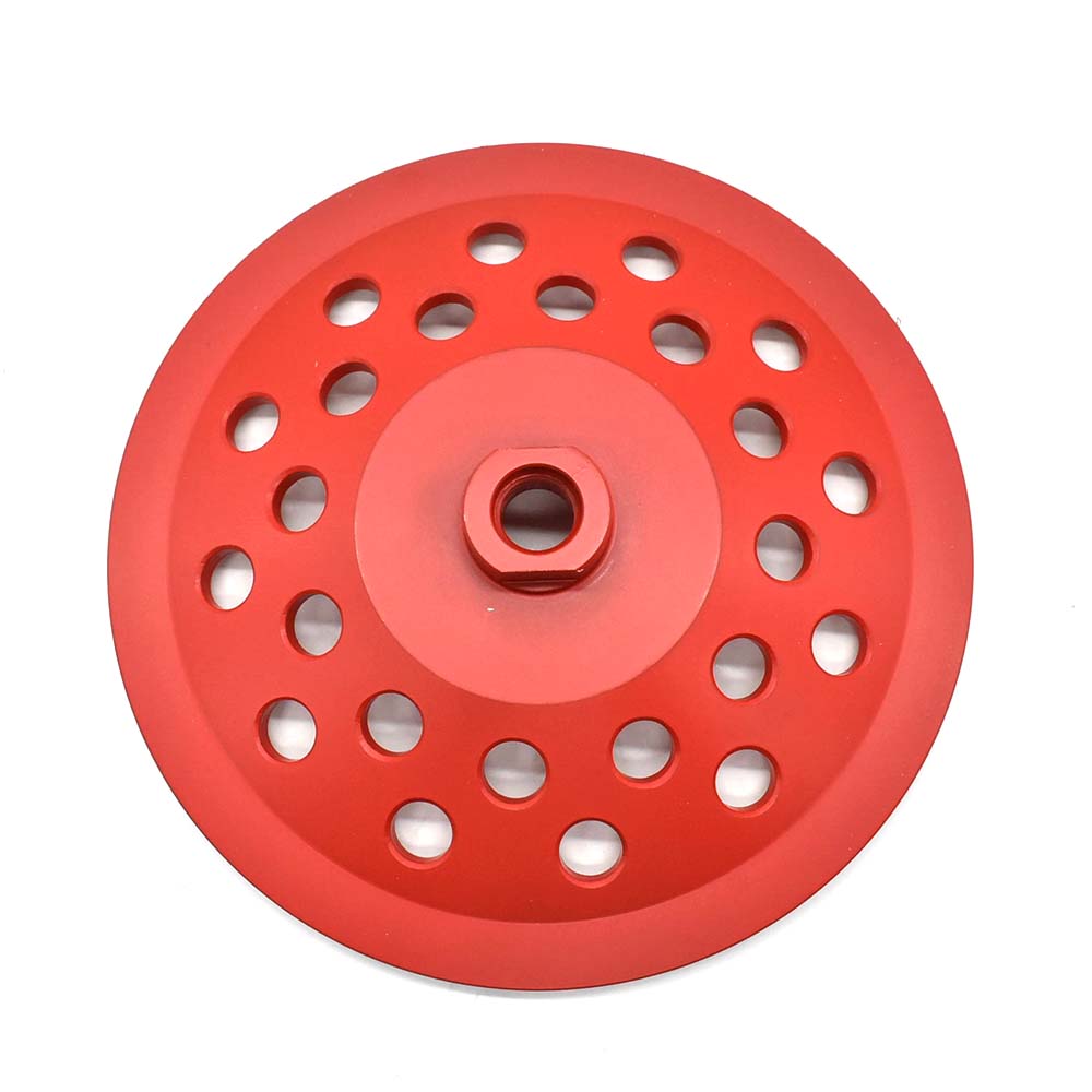 7" PCD Grinding Cup Wheel (Steel Body) with 5/8"-11 Threads