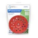 7" PCD Grinding Cup Wheel (Steel Body) with 5/8"-11 Threads