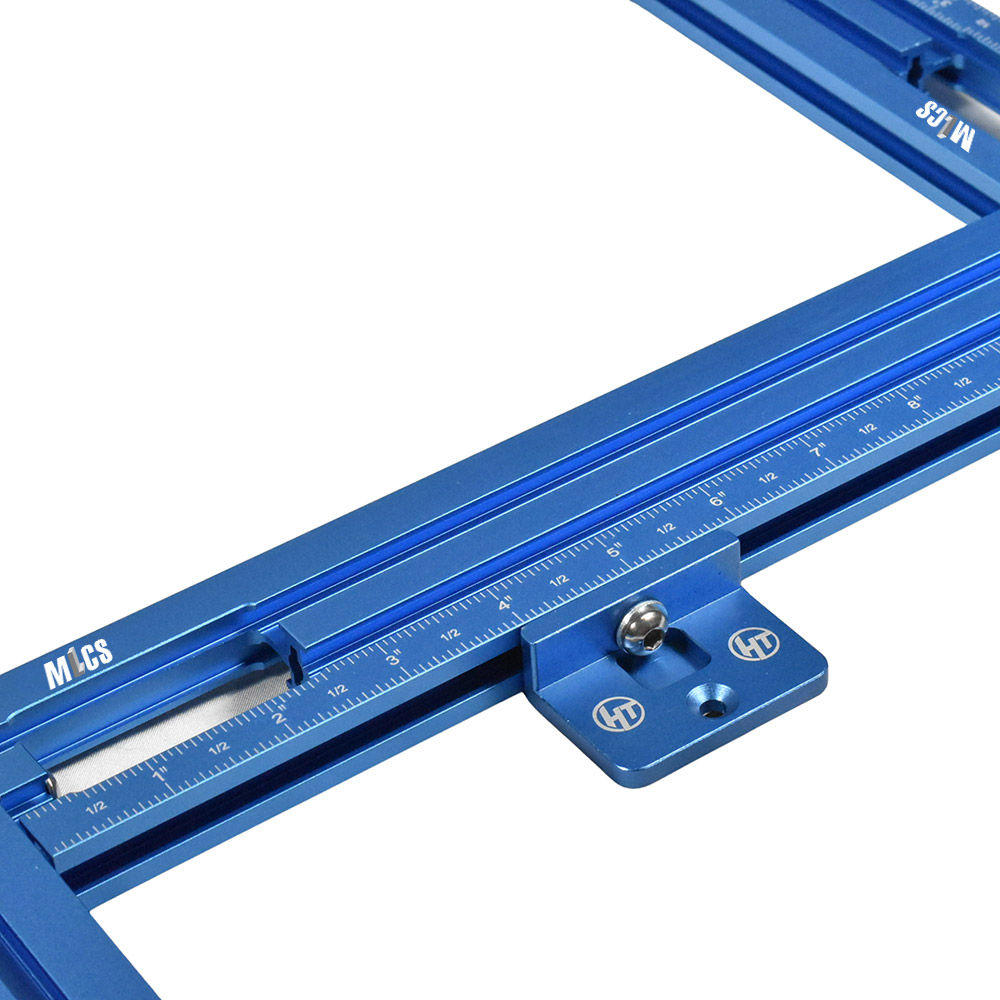 Adjustable Juice Groove Jig 600mm with Hold Downs and Centering Blocks
