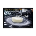 6" White Compounding Pad 5/8"-11 UNC thread
